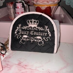 Juicy Couture Once Upon A Time Half Moon Mirror Inside Wallet